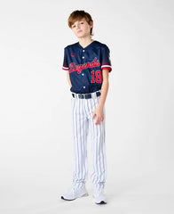 Youth Salute Pinstripe Open Bottom Pant 2.0