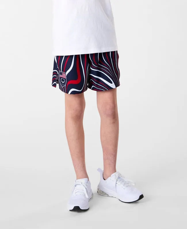 Youth X-SRZ™ USA Swirl Woven Shorts