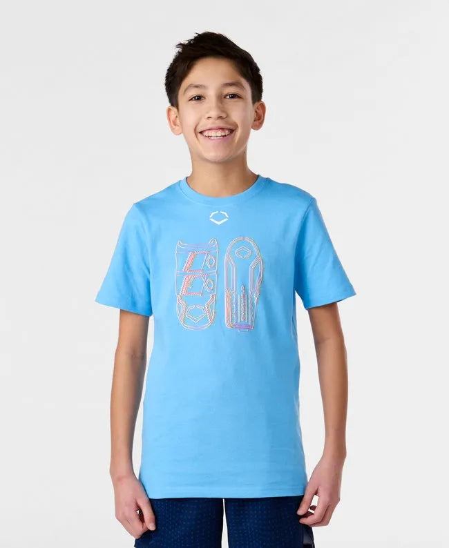 Youth Line Work Victory Blue Graphic Tee