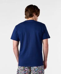 Men's On-Guard Navy Blue Graphic Tee