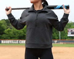 Women's 1/2 Zip Jacquard Pullover