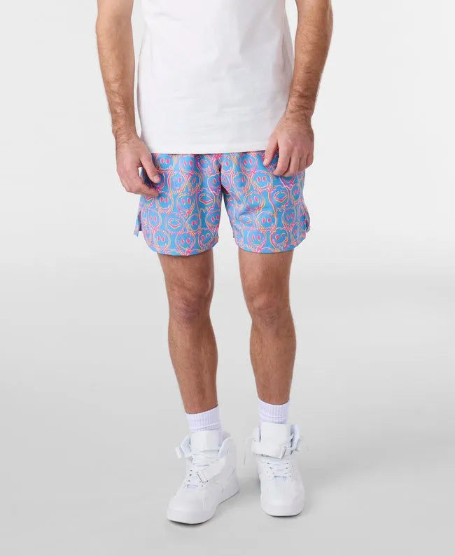 Men's Happy Melt Victory Blue Woven Shorts