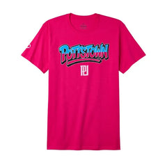 Men’s Pottstown Graffiti Pink Tee