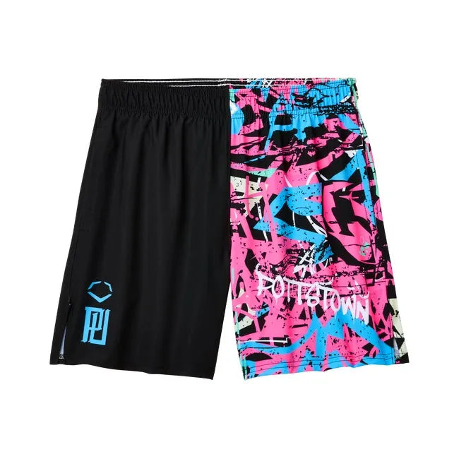 Men’s Pottstown Graffiti Black Woven Short