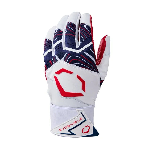 Adult X-SRZ™ USA Swirl Carbyne Batting Gloves With Strap