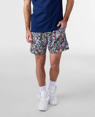 Men's Inkjet Blue Woven Shorts
