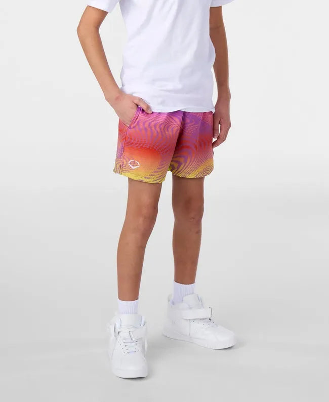 Youth Evombre Purple Woven Shorts