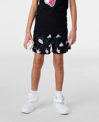 Youth Evoji Black Woven Shorts